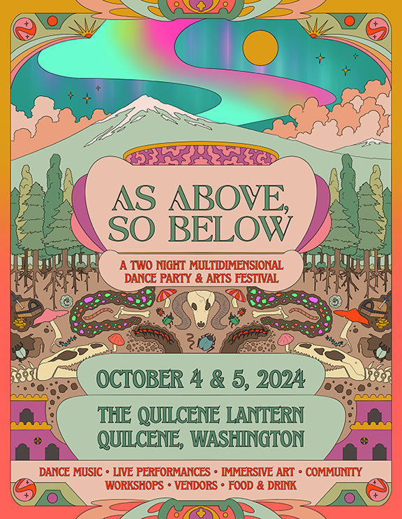 AS ABOVE SO BELOW 2024 16 x 20 POSTER